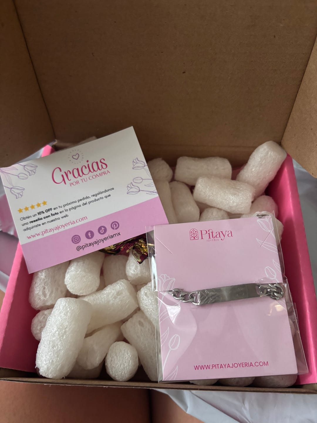 Customer photo review of Pulsera Eslabones Personalizada