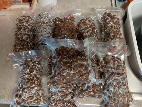 Customer photo review of Boil-The-Bag Boiled Peanuts (4 Bags)