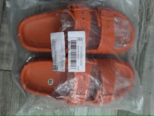 Customer photo review of The Snuggi Slippers™