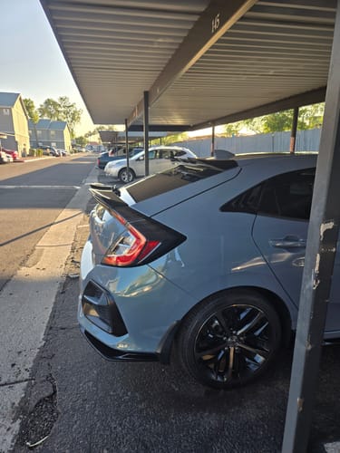 Customer photo review of Rear Roof Spoiler | Fits Honda Civic Hatchback (2017-2021)
