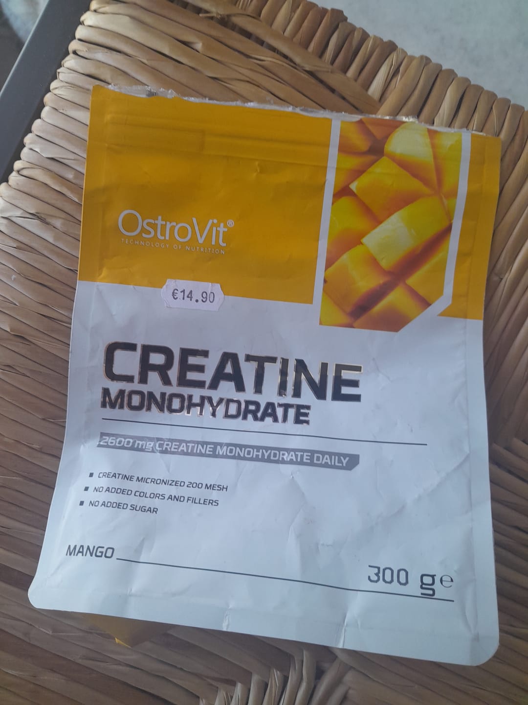 Customer photo review of Creatine Monohydrate