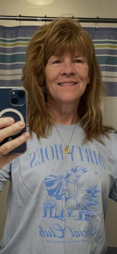 Customer photo review of Dirty Hoes Social Club T-Shirt