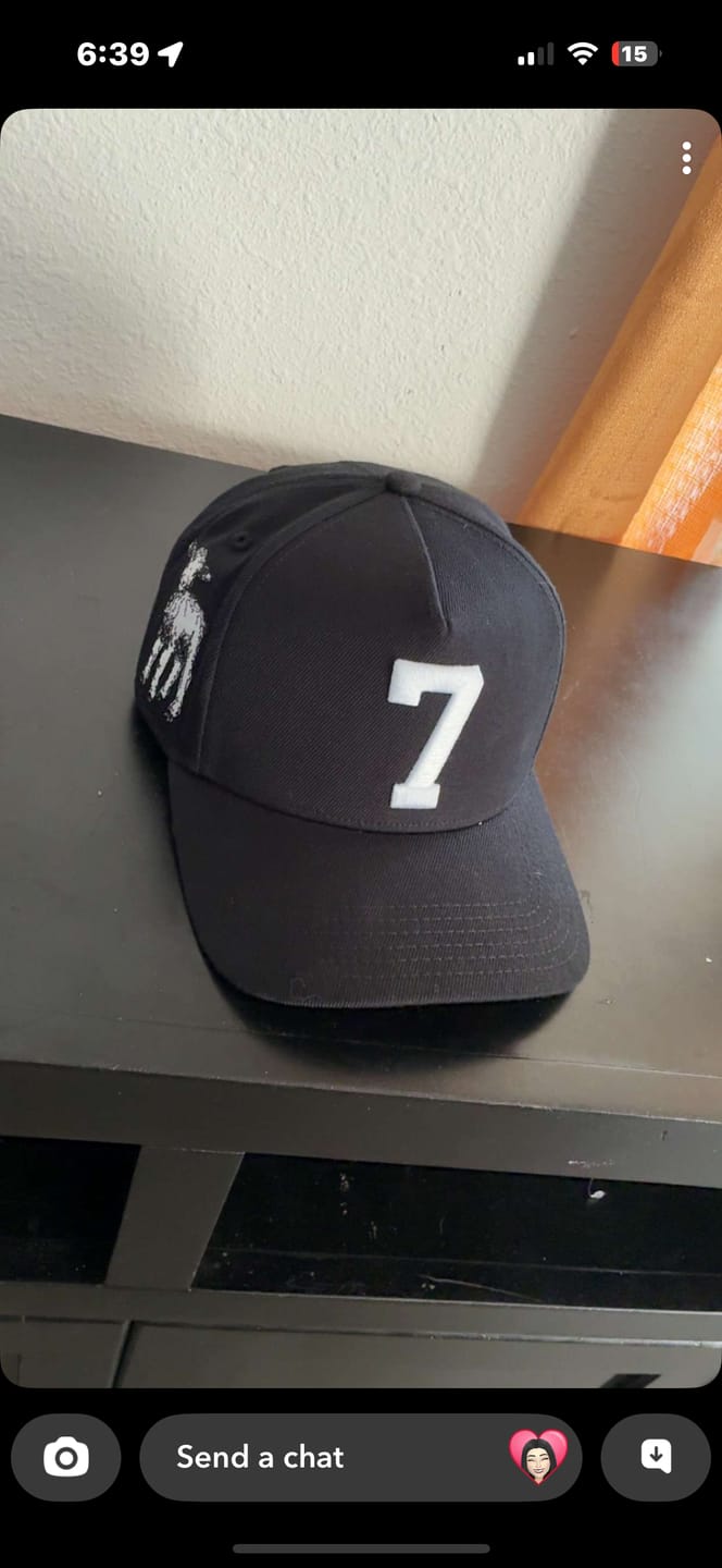 Customer photo review of ‘7’ Premium Wool Blend SnapBack - Black/White