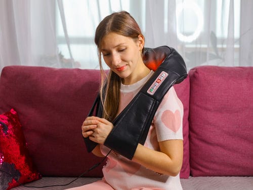 Customer photo review of Back Neck And Shoulder Massager