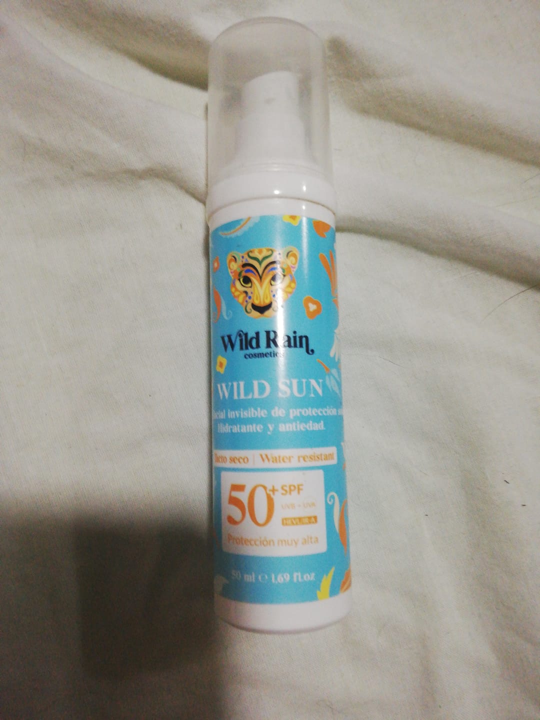 Customer photo review of Protector Solar Serum Invisible 50+ WILD SUN 50 ml