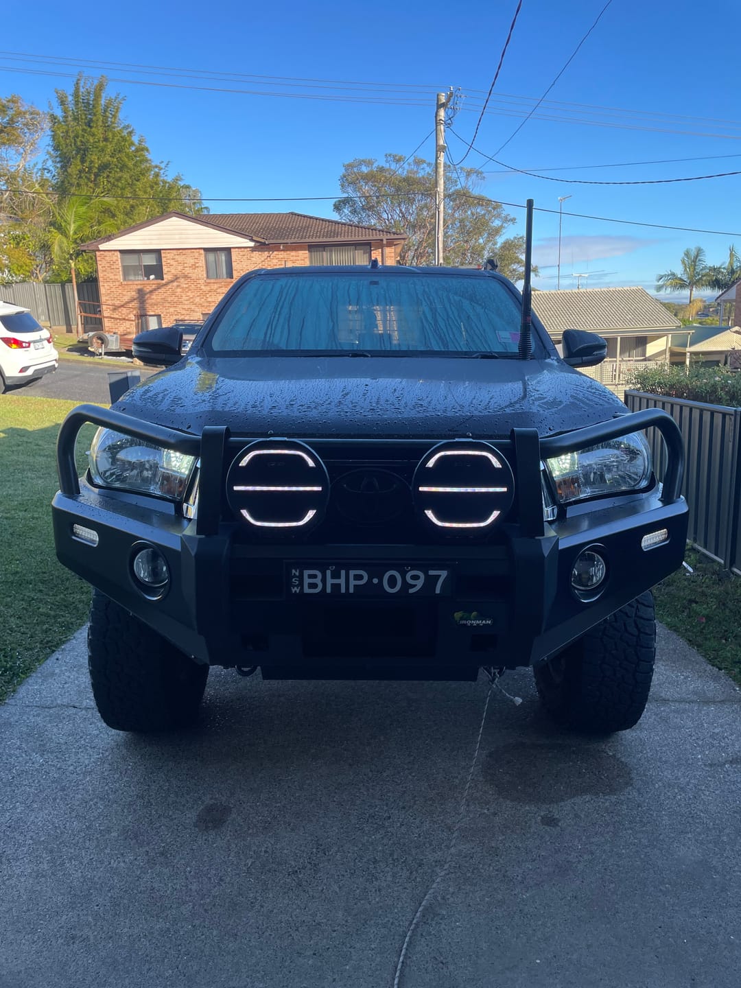Customer photo review of Covert 9 Inch LED Driving Lights (PAIR W/HARNESS)