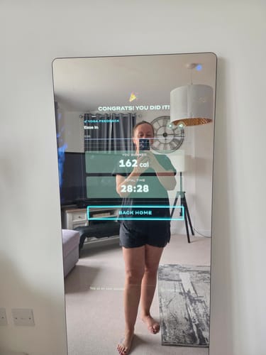 Customer photo review of MAGIC AI: Fitness Smart Mirror