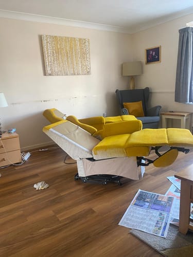 Customer photo review of Fabric Paint -- Mustard Yellow