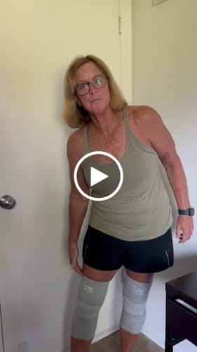 Customer video review of Premium Bamboo Knee Sleeve (Single)