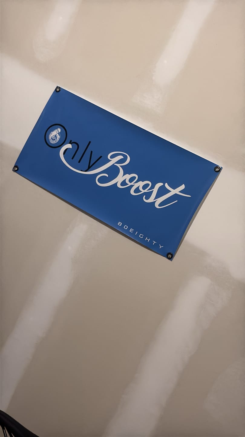Customer photo review of 80Eighty® Only Boost Banner