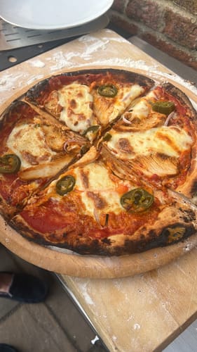 Customer photo review of Sourdough Pizza Bases