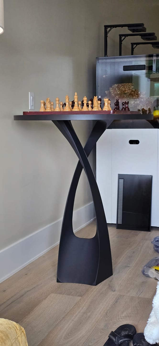 Customer photo review of Counter & Bar Table Base 616 Tulipe 40H Industrial Furniture