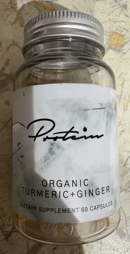 Customer photo review of Organic Ginger & Turmeric, 60 Capsules