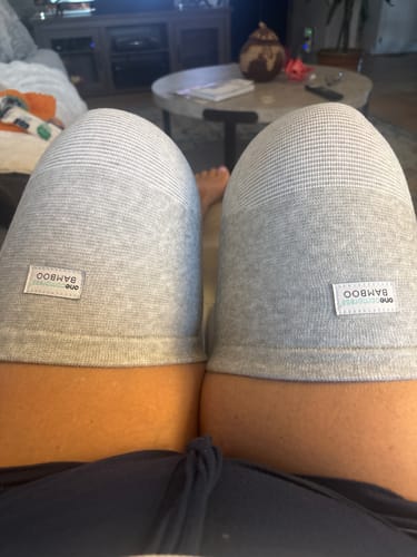 Customer photo review of Premium Bamboo Knee Sleeve (Single)