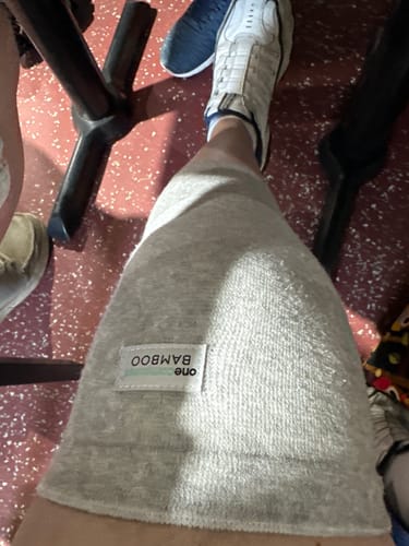 Customer photo review of Premium Bamboo Knee Sleeve (Single)