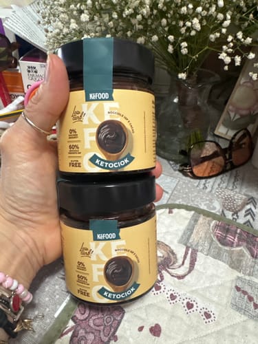 Customer photo review of KETOCIOK 250G CREMA SPALMABILE NOCCIOLE IGP E CACAO SENZA ZUCCHERO