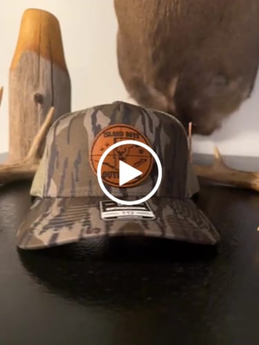 Customer video review of Camouflaged Custom Leather Patch Hats Bottomland