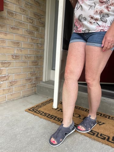 Customer photo review of HF Baresandals II – Ergonomic Footbed & Ultra-Lightweight Barefoot Sandals (BOGO)