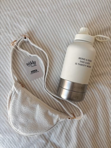 Customer photo review of Marshmallow | Bouclé Walking Bag
