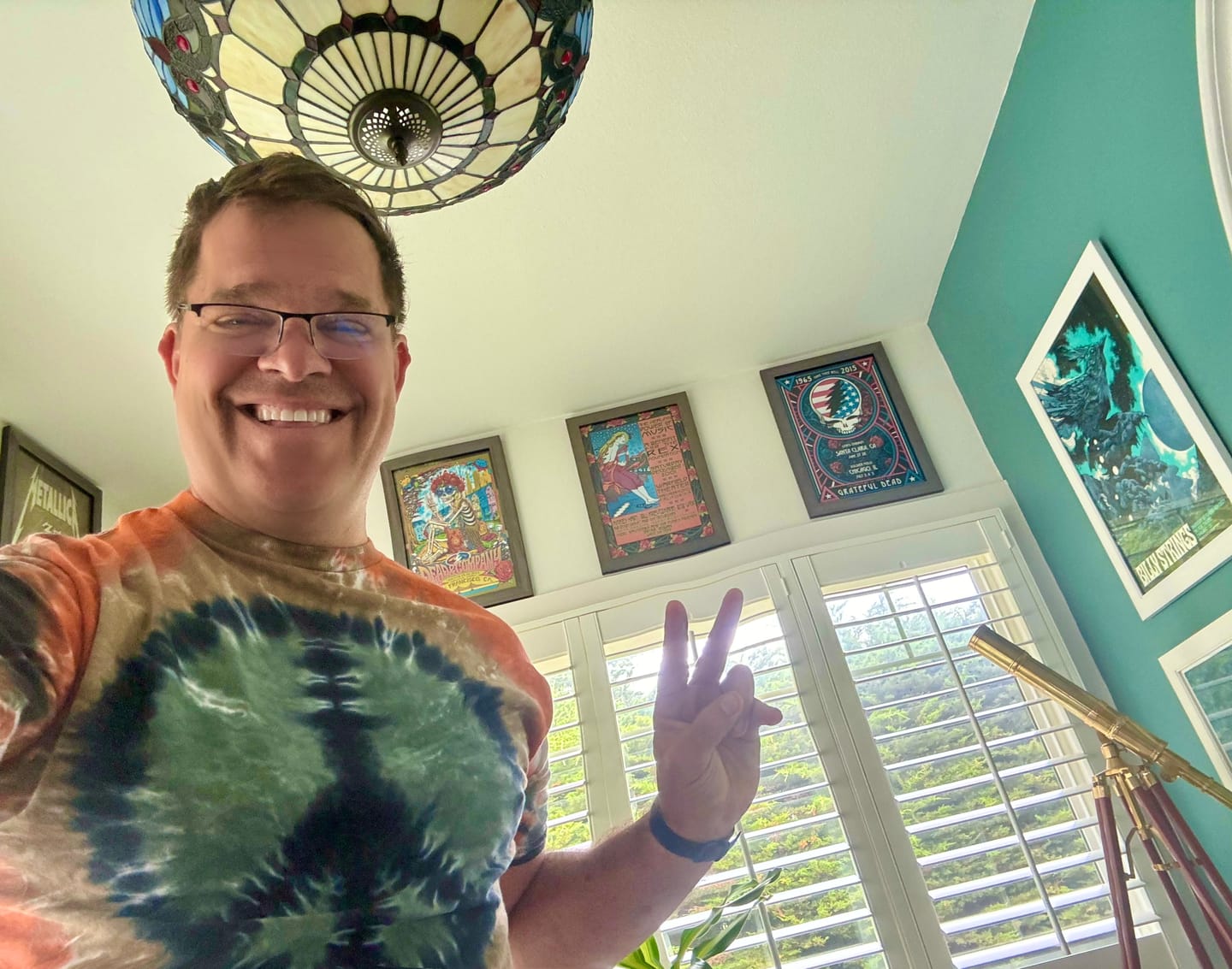 Customer photo review of Redwood Peace Tie Dye T Shirt