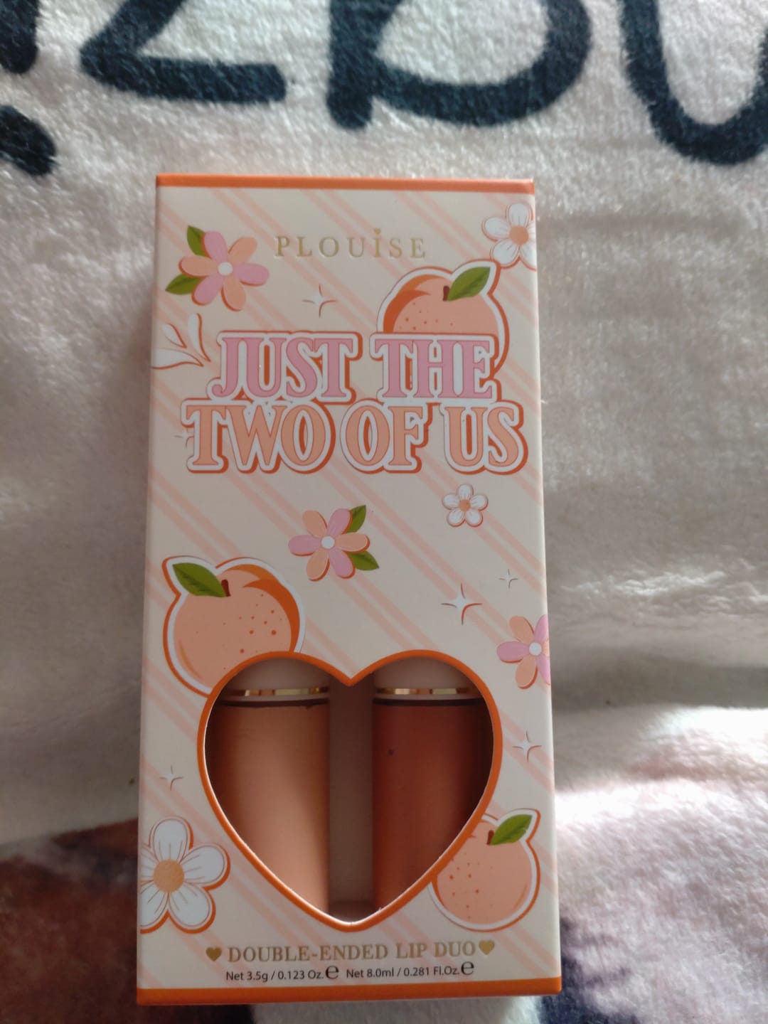 Customer photo review of P. Louise Just The Two Of Us Double Ended Peach Lipstick