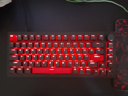 Customer photo review of DrunkDeer A75 - Wired Actuation-Distance-Adjustable Magnetic Switch Keyboard