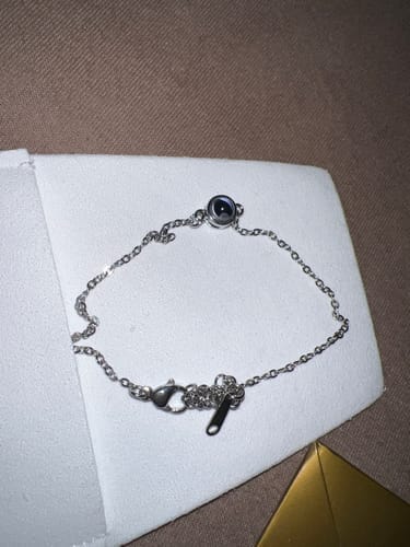 Customer photo review of Photo Personalized Bracelet