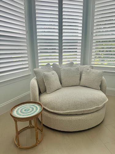 Customer photo review of Serene Rattan Table