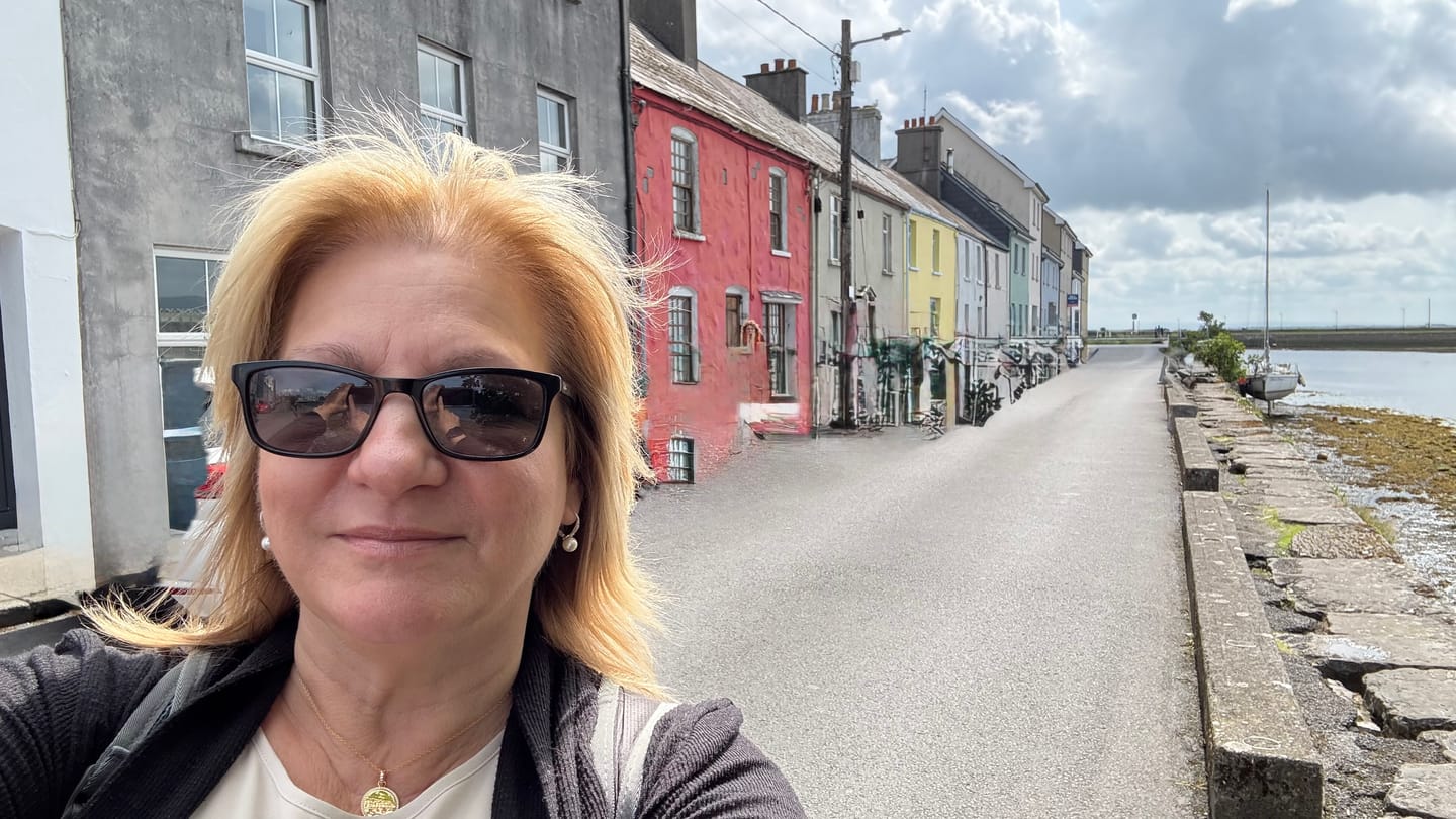 Customer photo review of The Long Walk Necklace