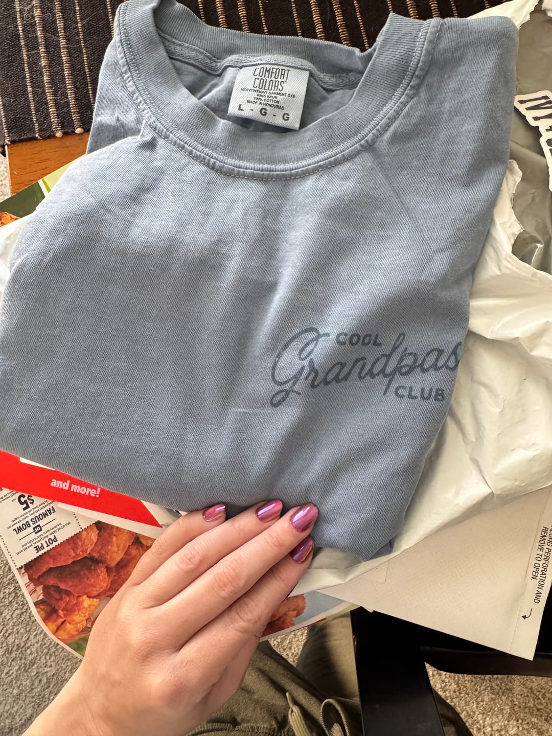 Customer photo review of Cool Grandpas Club (Left Chest)