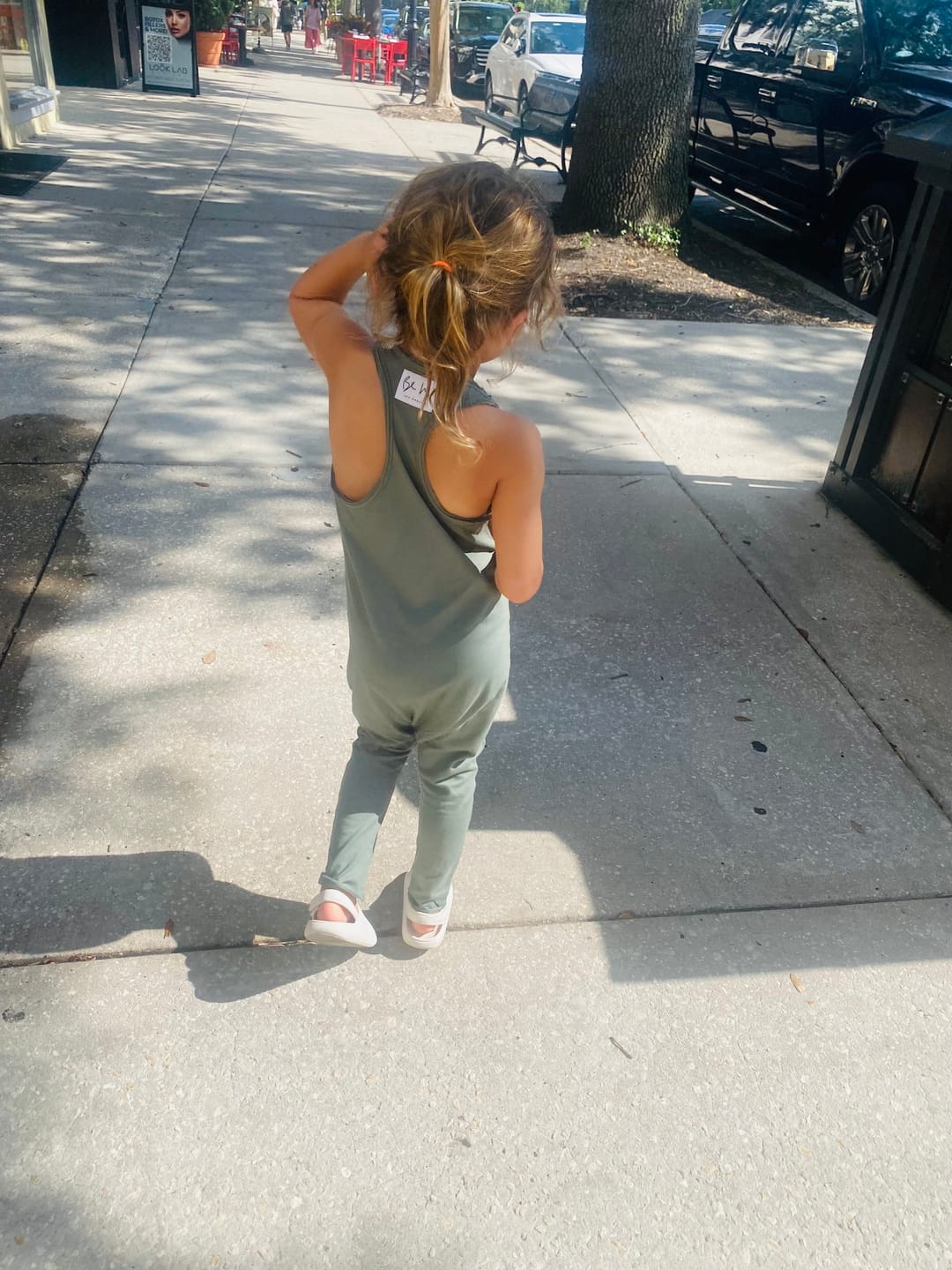 Customer photo review of Romper Olive