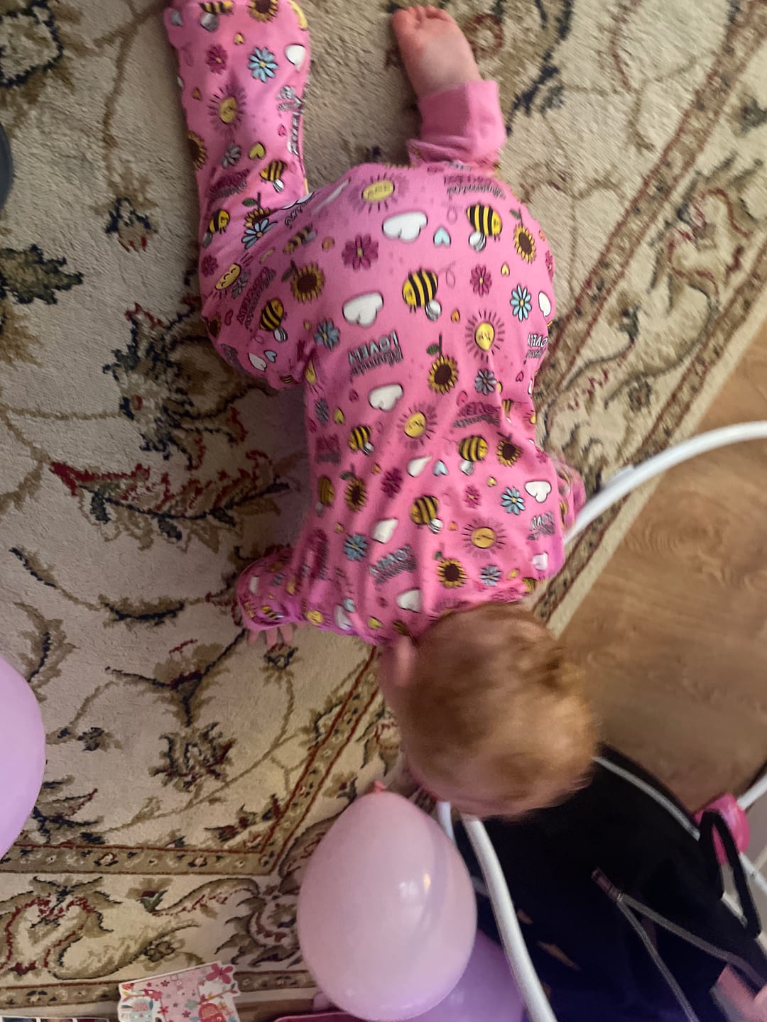 Customer photo review of Bloomin’ Lovely Onesie