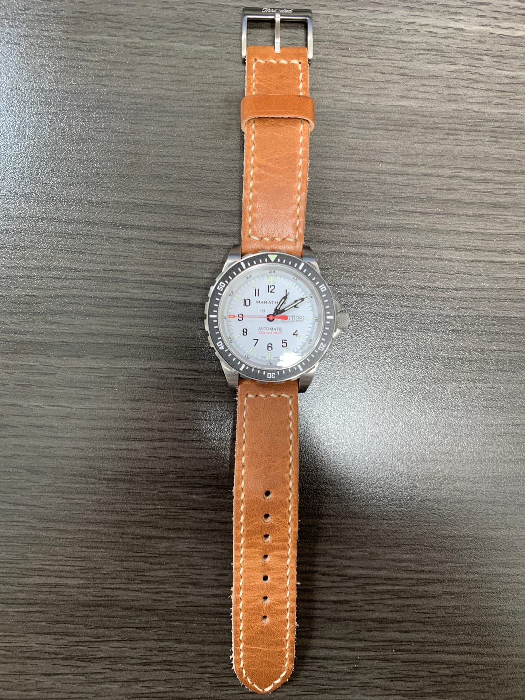 Customer photo review of Horween Natural Dublin | Natural Thread