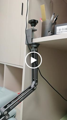 Customer video review of KUXIU X36 Pro MAX iPad Magnetic Charging Stand Aluminum Alloy Boom Arm Adjustable Tablet Stand