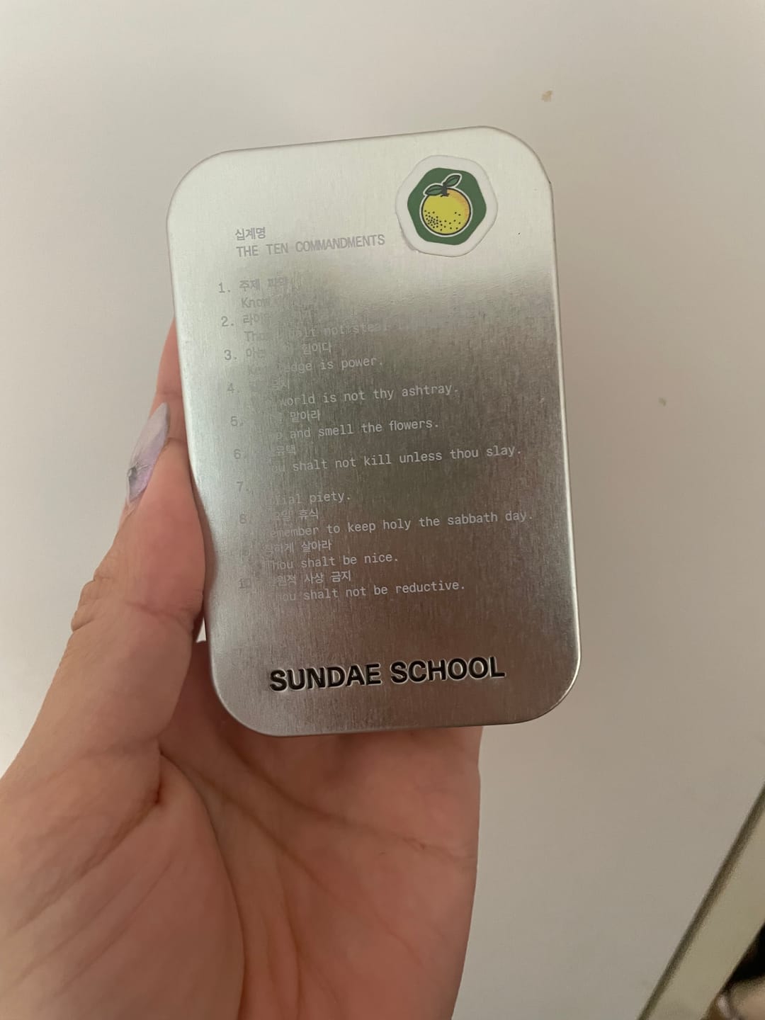 Customer photo review of Sour Yuzu (5mg)
