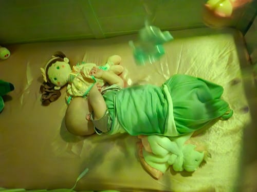 Customer photo review of Leyadoll Soft Plush Personalized Leya Doll, My First Baby Doll