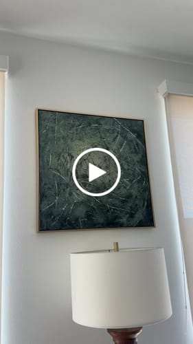 Customer video review of Abstract Expressionist Art #AEA011