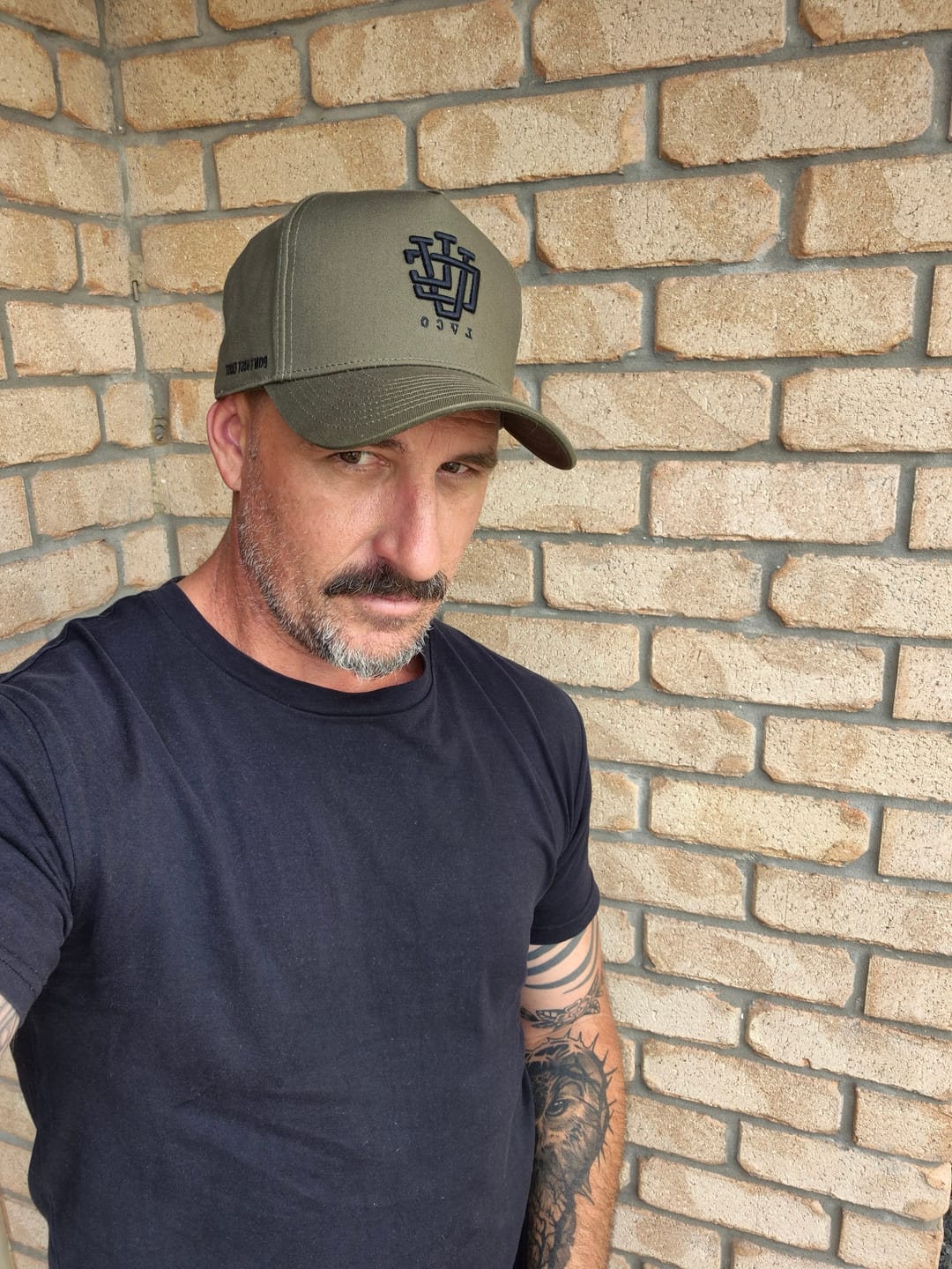 Customer photo review of LVCO "Grey" A-Frame LVCO Snapback