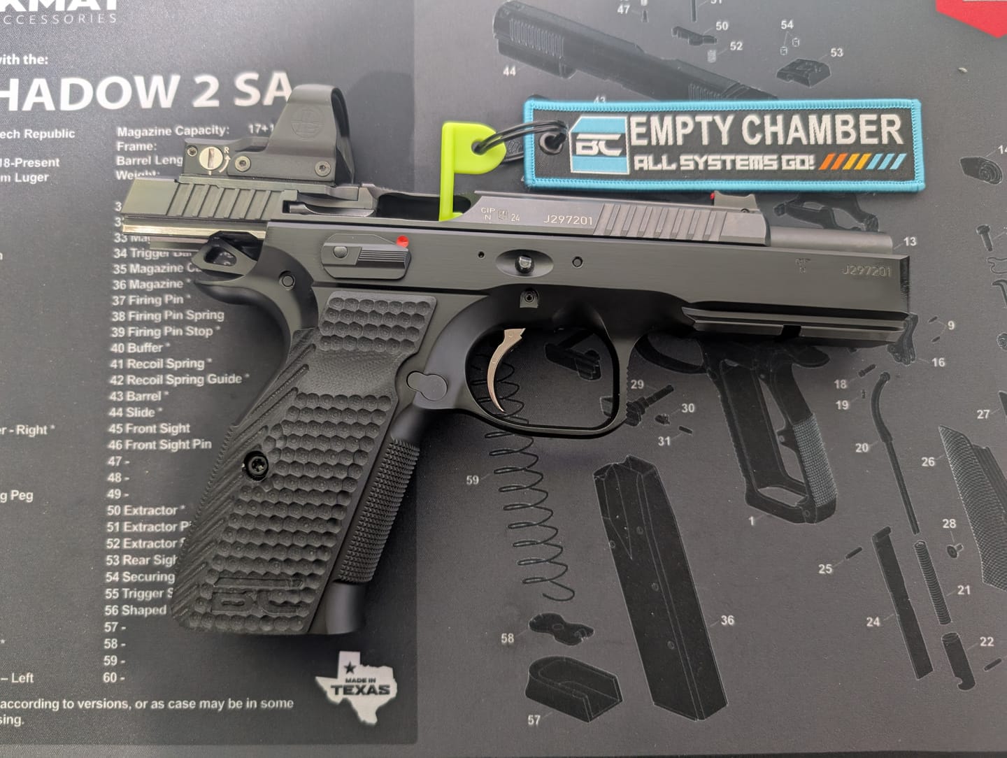 Customer photo review of CZ Shadow 2 G10 Grips