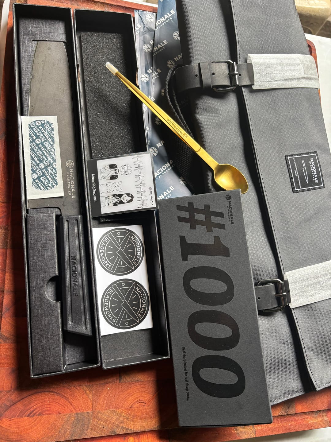 Customer photo review of 1000 Grit Nacionale No-Soak Whetstone