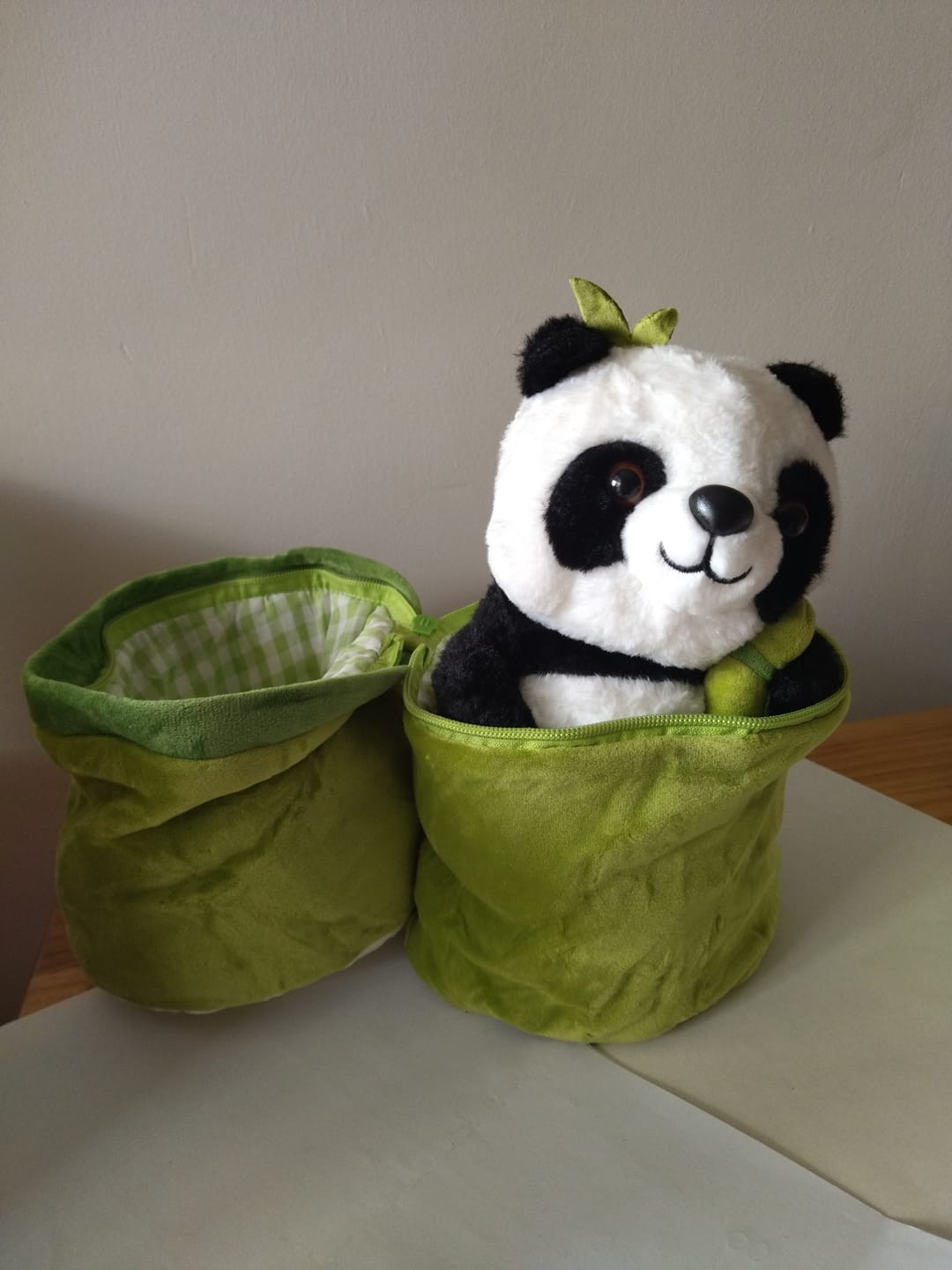 Customer photo review of Peluche Oso Osito Panda Bambú Kawaii Con Estuche