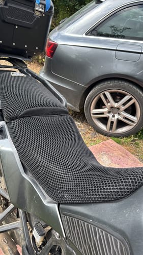 Customer photo review of Wind Rider Seat Cover