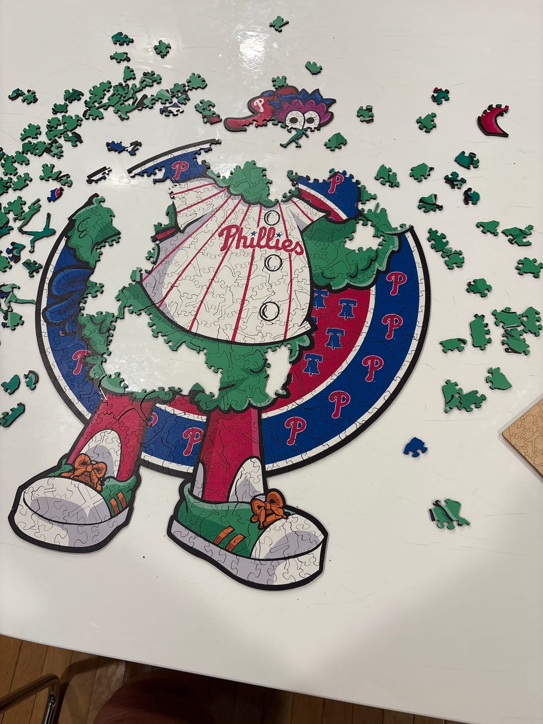 Customer photo review of Philadelphia Phillies™ Mascot - Wooden Puzzle