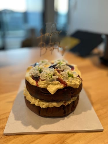 Customer photo review of black forest sponge
