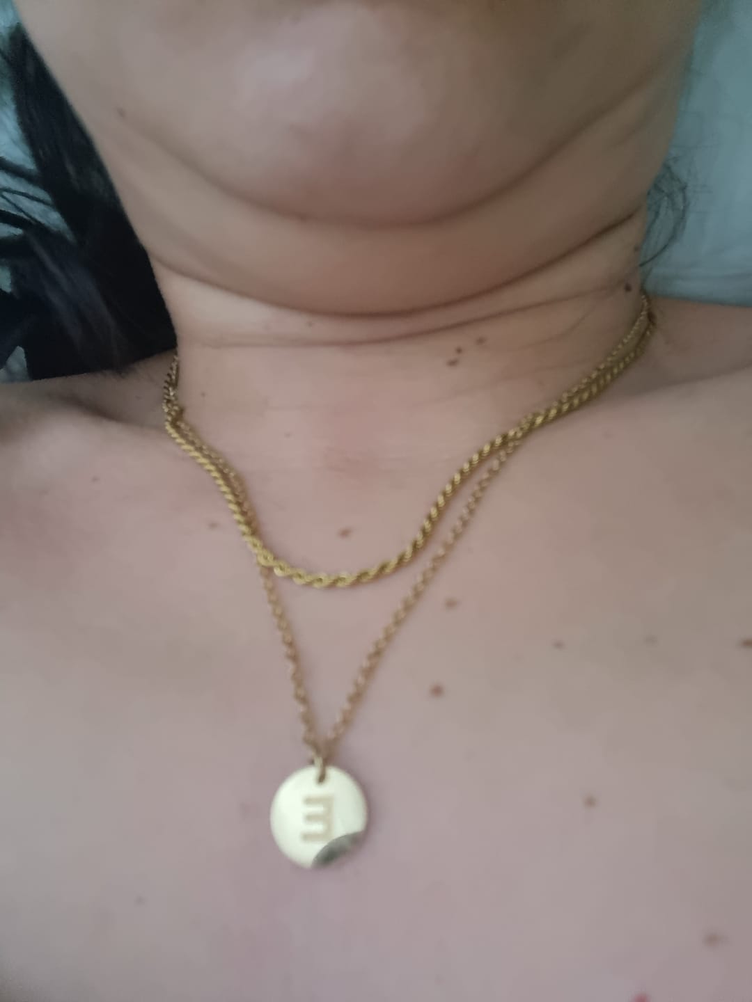 Customer photo review of Colar Cordão Baiano Fino 2mm Banhado em Ouro 18k