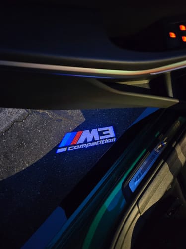 Customer photo review of BMW G SERIES DOOR LIGHTS
