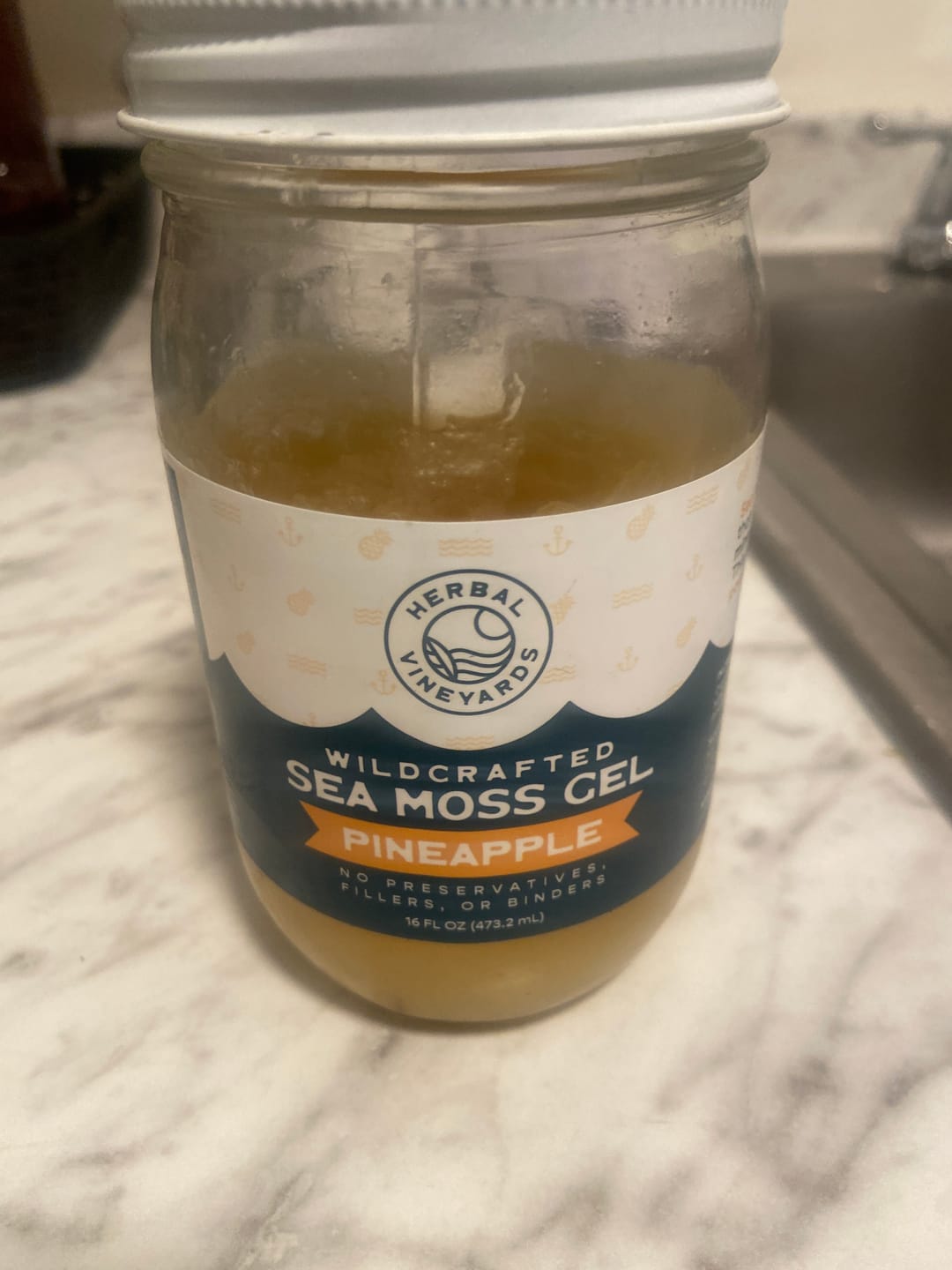 Customer photo review of EXCLUSIVE PINEAPPLE SEA MOSS GEL