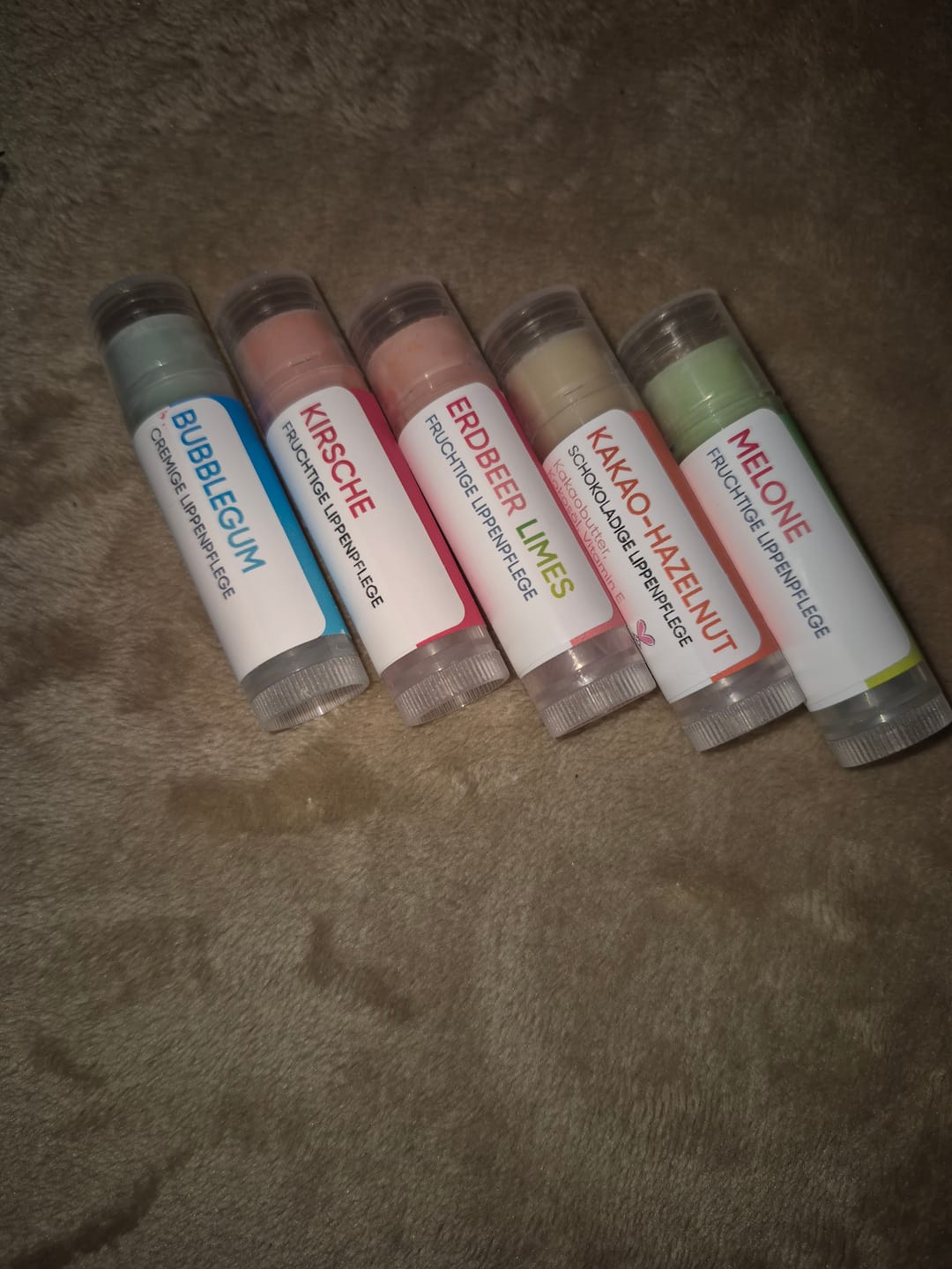Customer photo review of Tasty Lips - Lippenpflege Set