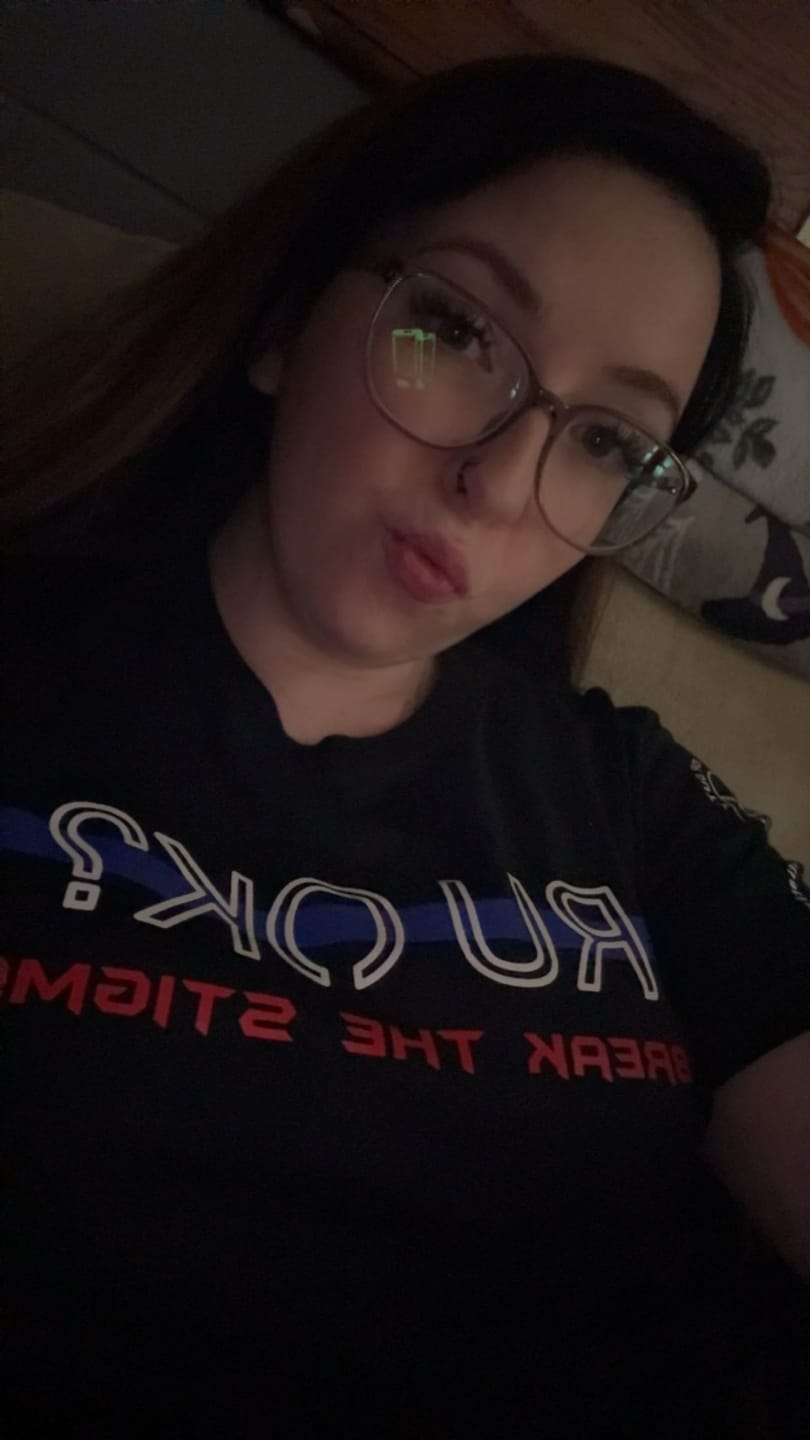 Customer photo review of Stigma-Breaking Unisex Tee