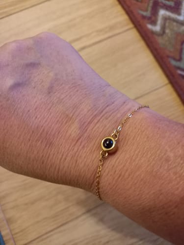 Customer photo review of Photo Personalized Bracelet